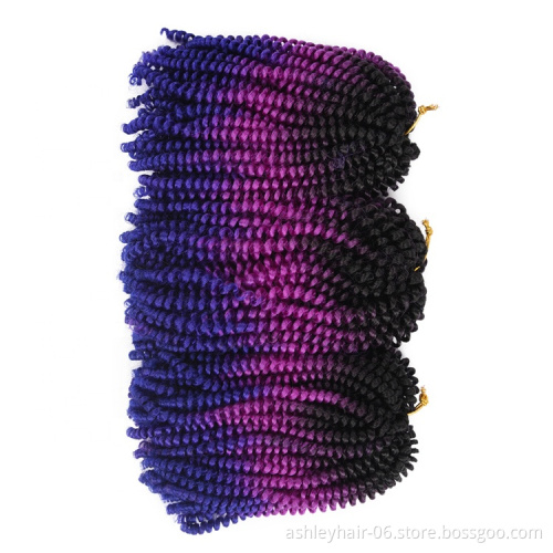 Wig industry with supply source spot wholesale spring twist can wear self-made African  Synthetic fiber hair